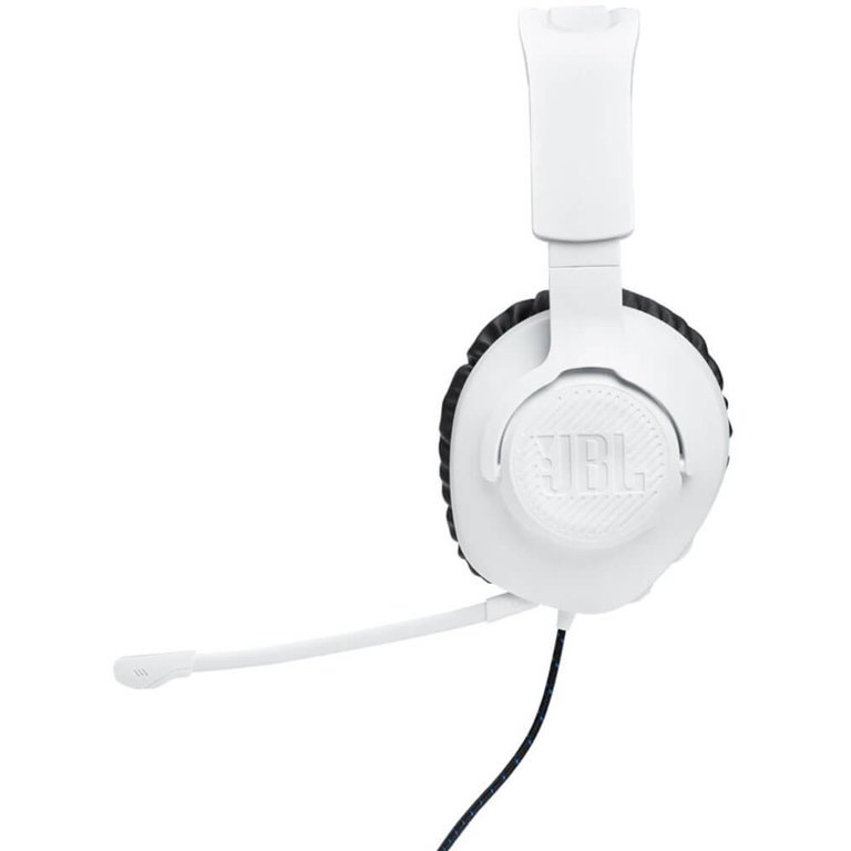 JBL Quantum 100P Console - Gaming Headset for Playstation (White) 