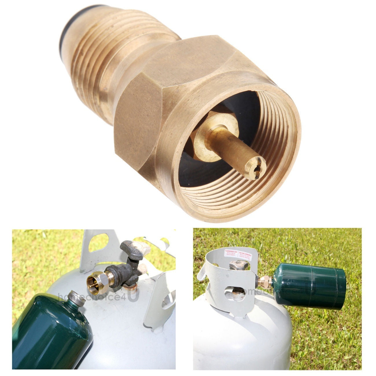 Propane Refill Adapter Outdoor Camping Stove Gas Cylinder Tank Coupler Heater