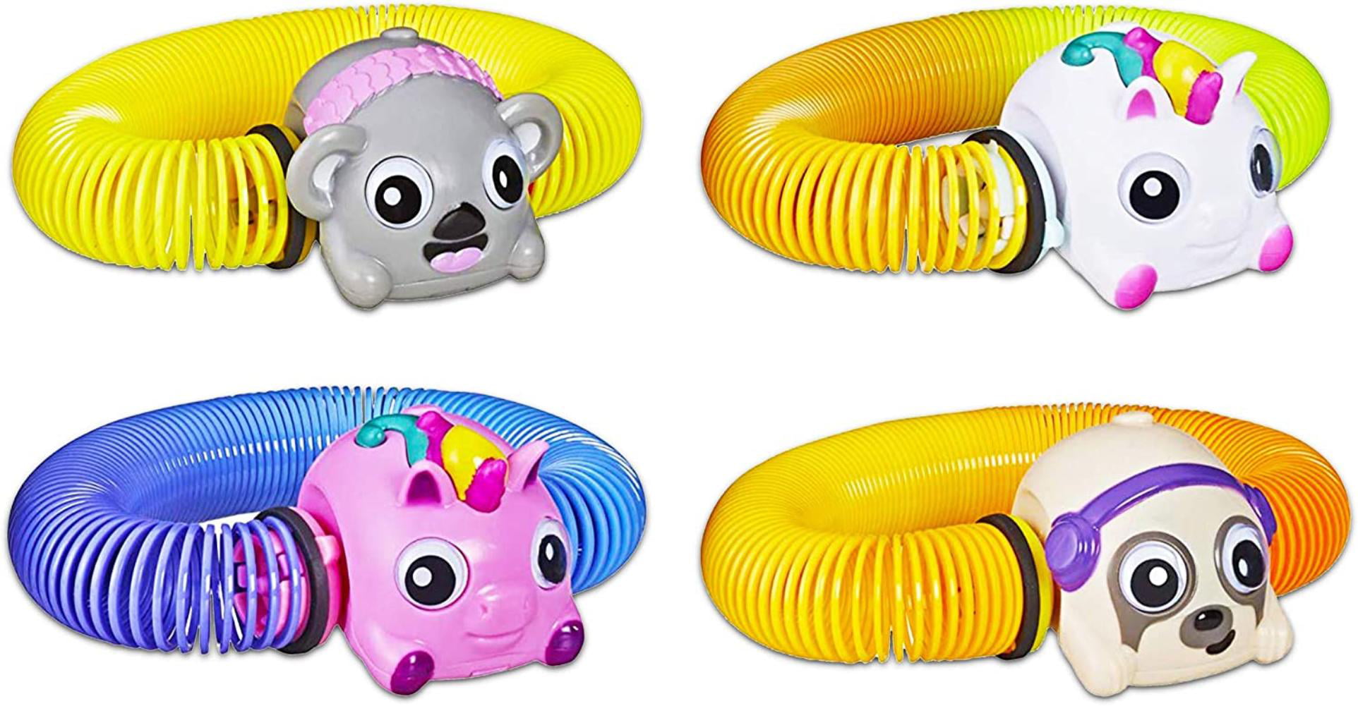 Zoops LOT OF 4 Electronic Twisting Zooming Climbing Toy Pet Toy Wacky Zooming 