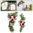 thumbnail image 4 of 2 uds arreglo Floral Swag Garland flores, pantalla colgante decorativa planta decoración de decoraciones de fondo Soledad Guirnalda de flores, 4 of 10