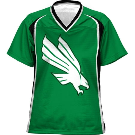 North Texas Football - ProSphere Girls' University of North Texas Wild Horse Football Fan Jersey