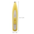 thumbnail image 2 of KAKOWELY 1 Set Electric Pet Clipper Yellow Plastic for Cats and Dogs Grooming Home Use Travel 6.3X1.2X1.2in, 2 of 8