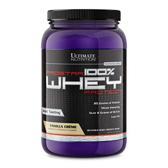 Ultimate Nutrition Prostar Whey Protein Powder -Vanilla, 2lb