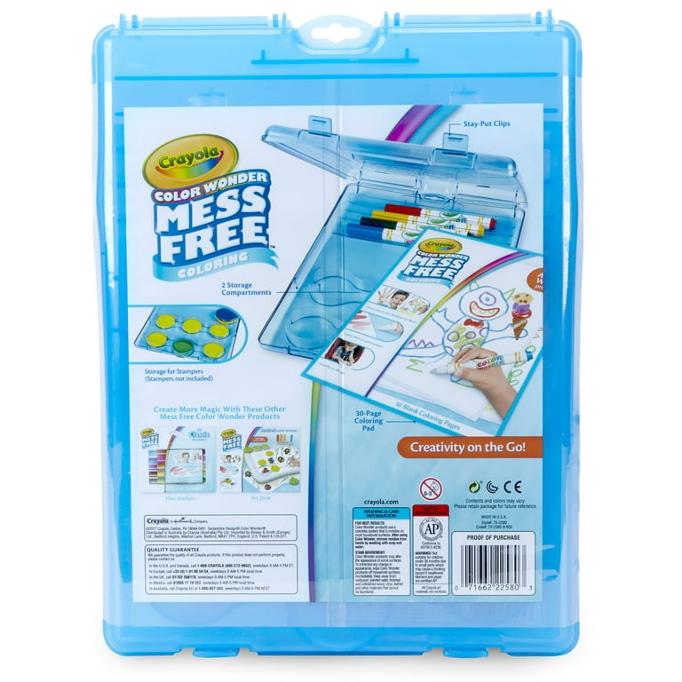 Crayola Color Wonder Mess Free Stow & Go Studio Travel Kit, 2 Kits