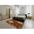 thumbnail image 4 of Ahgly Company Indoor Square Patterned Saffron Red Area Rugs, 6' Square, 4 of 6