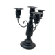 thumbnail image 4 of Candelabro de Metal con 4 velas, elegante candelabro de 7,28 "de altura, candelabro de pilar para oficina, festivales, fiestas, bodas, chimenea Negro, 4 of 9