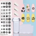 thumbnail image 1 of Plantillas de uñas 6 piezas Conveniente Nail Art Plate DIY para uso familiar (Set08) Sywqhk Cuidado Belleza, 1 of 8