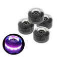thumbnail image 6 of 4 Pack Roller Skate Wheels Luminous Light Up, with Bearings Installed - Outdoor Roller Skate Wheels for Double Row Skating & Skateboard 32x58mm, 82A - PGB, 6 of 10