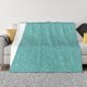 thumbnail image 1 of Fotbe Teal Green Glitter Manta de Franela con Estampado, Manta Ultrasuave para Cama, Sofá, Auto, Hipoalergénica y Antibolitas-40"x30", 1 of 6