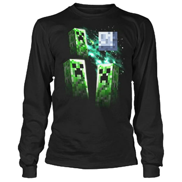 minecraft black shirt