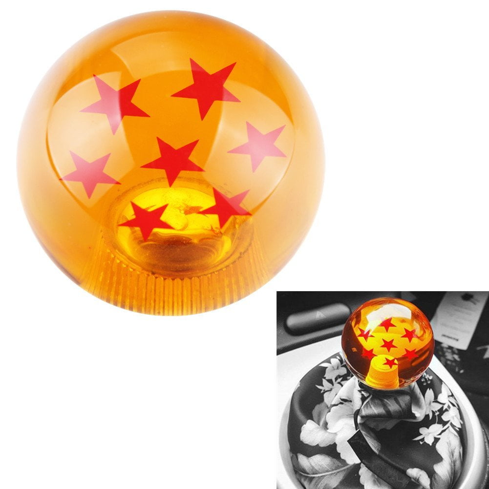 DEWHEL 54MM dragon ball Z Manual Gear shift shifter knob JDM 4 5 6 Speed 7 Star Round Universal