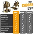thumbnail image 4 of XIANERS External Frame Backpack Hiking Backpack Frame Foldable Frame Backpack Portable Hunting Backpack Frame for Travel Outdoor Activity Mountaineering awesome, 4 of 9