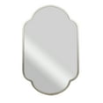 thumbnail image 2 of Elise Silver Metal Arched Oval Modern Wall Mirror, 2 of 6