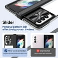 thumbnail image 4 of Compatible with Samsung Z Fold 4 Case with Built-in Screen Protector, Soft TPU Bumper Case for Samsung Galaxy Z Fold 4 Clear Phone Case Shockproof Anti-Scratch Transparent Cases (Black Gray), 4 of 12