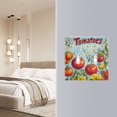thumbnail image 4 of Yayeee Toggle Light Switch Wall Plate 2-Gang 4.56"x4.48" Decorative Outlet Cover, Blue Tomatoes, 4 of 7