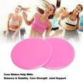 thumbnail image 4 of Core Sliders 2pcs, Compact Dual Sided Gliding Discs Workout Fitness Exercise Equipment 7in Diameter for Full Body Workout, 4 of 7