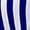 Blue, variant on Women's Stand Collar Striped Tie Waist Cap Sleeve Mini Dress Brown M