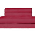 thumbnail image 1 of Ensemble de Draps en Satin 3 Pcs Format Simple Qualité Hôtel Poche Profonde Housse de Matelas Ajustée, 1 of 5