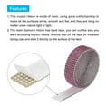 thumbnail image 4 of Unique Bargains 3Roll 1 Yard 8mm Self Adhesive Crystal Rhinestone Ribbon for Crafts Project, Gold,Purple,Light Purple, 4 of 5