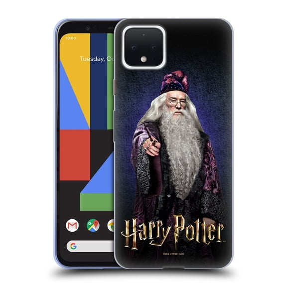 Head Case Designs Officially Licensed Harry Potter Chamber Of Secrets IV Albus Dumbledore Soft Gel Case Compatible with Google Pixel 4