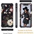 thumbnail image 2 of Casetego For iPhone XR Case Floral Heavy Duty Hybrid Sturdy Shockproof Protective Apple iPhone XR 2018 Cover for Women Girl, 2 of 7