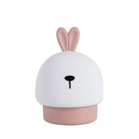 

Toyella Cartoon Fawn Silicone Night Light Pats Eye Protection Breastfeeding Light Holiday Table White Night Light Bunny USB