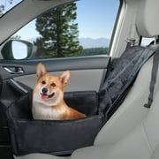 Angle View: Petmaker Dog Booster Seat with Non-Slip Backing