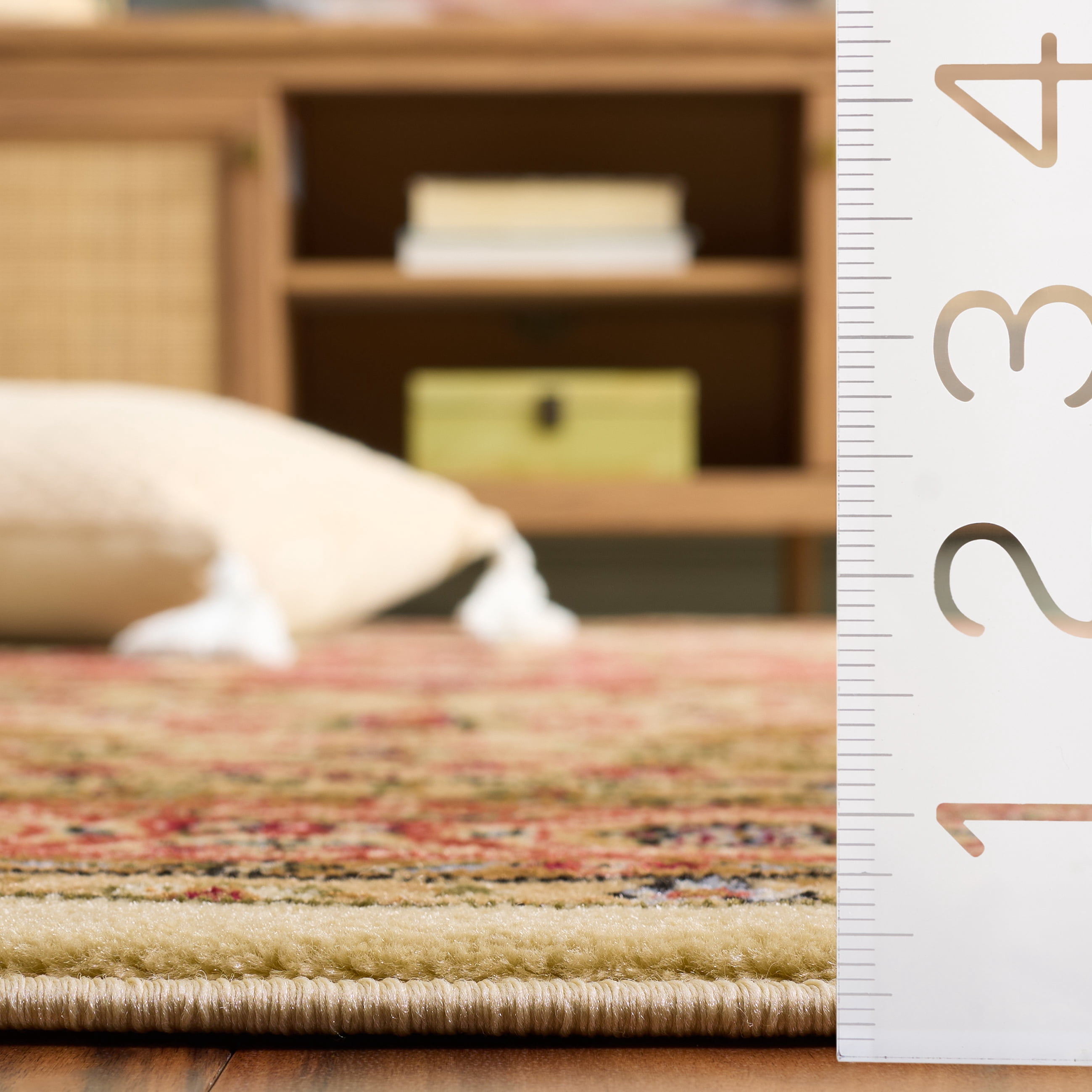 Safavieh Lyndhurst Miranda Floral Area Rug, Ivory/Rust, 6' x 8'