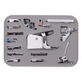 thumbnail image 1 of Xihbxyly Juego de Prensatelas para Máquina de Coser, 15 Piezas de Acero Inoxidable, Adaptador de Caña Baja, Prensatelas para Cremalleras, Prensatelas para Máquina de Coser, Compatible con Brother, Si, 1 of 5