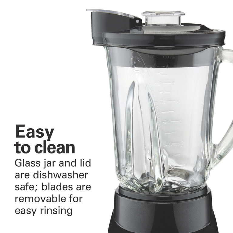 Hamilton Beach Quiet Kitchen Wave Action Smoothie Blender, 48 oz