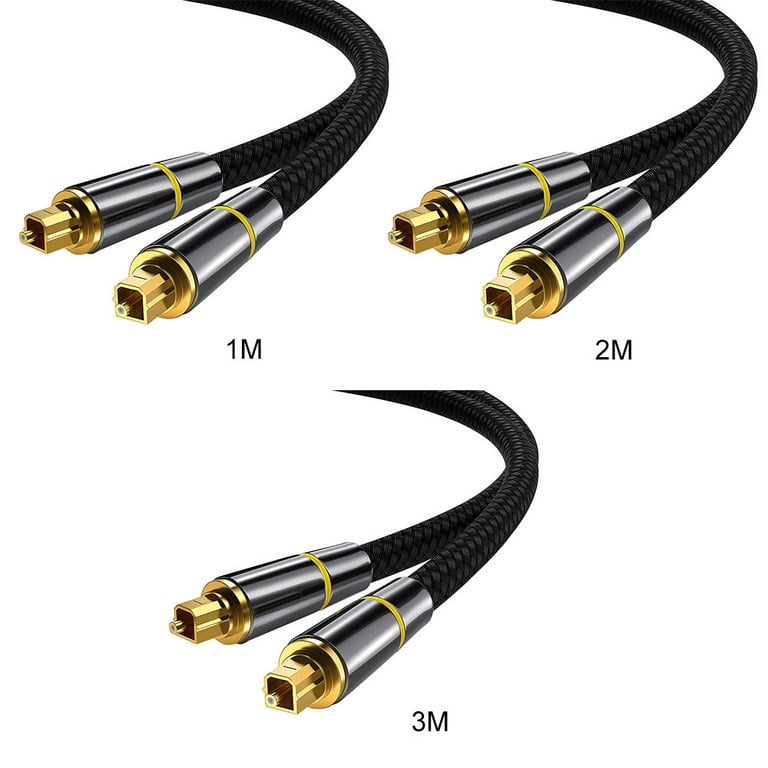 Digital Optical Audio Cable SPDIF Coaxial Cable 5.1 Channel for Amplifiers  Blu-ray Player Xbox 360 Soundbar Fiber Cable;Digital Fiber Audio Cable  SPDIF Output Cable 5.1 Channel Power Amplifier 
