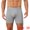 Light Gray, variant on DARING DIVA Men's Elastic Waistband Soft Mid-Waisted Solid Underwear 30 Dark Blue