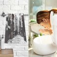 thumbnail image 7 of Yayeee 2 Pack Hand Towels for Bathroom 100% Cotton 16" x 28" Soft Absorbent Kitchen Towel, Black Streets, 7 of 7
