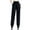 Black, variant on Sweatpants for Women Plus Size Sports Drawstring Pocket Flannel Warm Non Fading Non Pilling Casual Ankle Pants