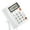 White, variant on Corded Telephone Desktop House Phone Seniors Caller Big Button Integrated Telephone with LCD Display for Home
