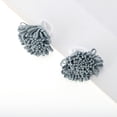 thumbnail image 5 of Unique Bargains 1 Pair Shoelace Charms Flower Shape Fashion Shoe Accessories Blue Gray, 5 of 5