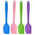 thumbnail image 7 of 4 Pcs Kitchen Cooking Silicone Spatula Set Heat Resistant Turner Scraper Baking Utensils Red Blue Pink Green, 7 of 7