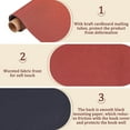 thumbnail image 4 of 1set Kraft Paper Handmade Soap Wrap Bands with Mailing Tube and Worsted Fabric Mixed color 152x30x0.1mm, 4 of 9