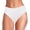 White, variant on Womens Underwear Seamless Print Low Waist Brazilian Bikini Brazilian Bikini Side Tie Beach Vacation Clothes for Women,White,S