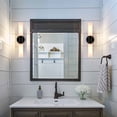 thumbnail image 6 of Modern Black Wall Sconce with Frosted Glass Tube Bathroom Light Fixtures, 6 of 6