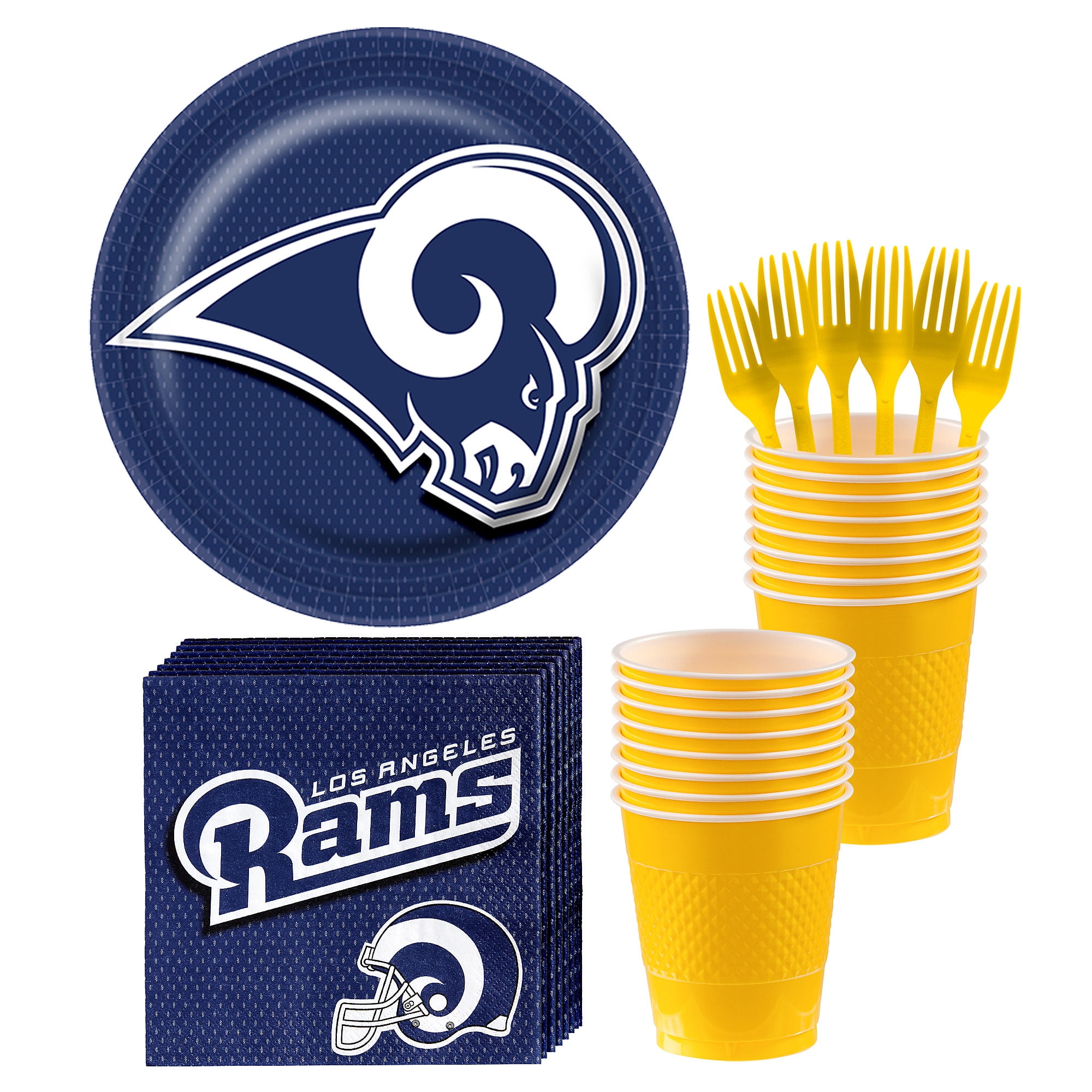 Party City Football Party Supplies for 18 Guests, Include Paper Plates