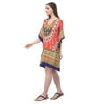 thumbnail image 2 of Women Plus Size Short Tunic Dress for Women Casual Polyester Short Caftan Dress Ladies Kimono Beach Cover-Ups Kaftan Online By Oussum, 2 of 6