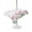 White, variant on Outdoor Tablecloth with Umbrella Hole for Patio/Picnic/Party/Camping, Spring Tulips Waterproof Table Cloth Rectangle Table Cover Washable, Colorful Floral Spring Farmhouse (54"x 80")