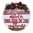 thumbnail image 1 of Visland Classic Door Sign Weather-resistant Density Board Front Door Christmas Wreath for Home, 1 of 8
