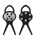 thumbnail image 2 of Crampones Hielo Nieve Garras 5 Dientes Sin Deslizamiento Ajustable para Actividades Al Aire Libre, 2 of 9