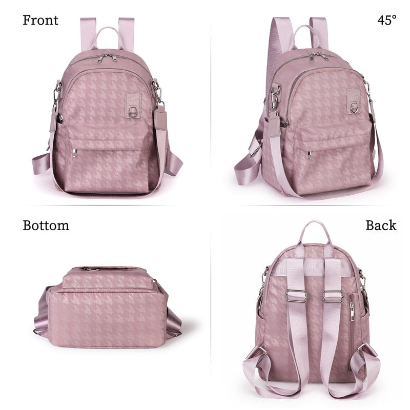 Tinyat Backpack for Women Fashion Shoulders Bag Convertible Ladies Bags Waterproof Large Capacity for Commute Concert