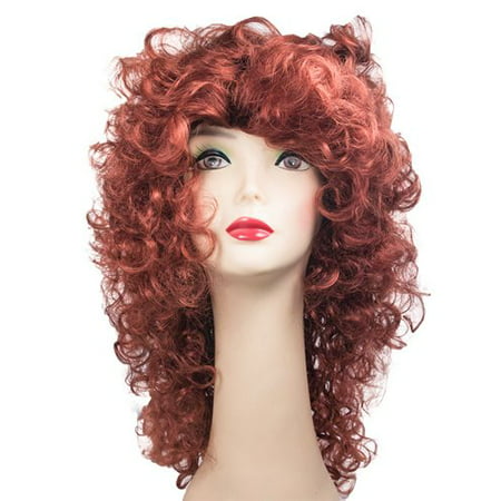 Merida Brave Wig Red Auburn Curly Forest Princess Disney Pixar Costume Womens
