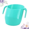 thumbnail image 1 of OULII 1Pack Toddler Spill Proof Cups Green Portable Design for Daily Drinking, 1 of 3
