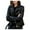 Black, variant on Odeerbi Women 2025 Casual Jackets Long Sleeve Outwear Cool Faux Leather Jacket Zipper Fitted Coat Fall Short Jacket Black