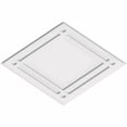 thumbnail image 2 of Ekena Millwork CMP32X21DD 21,37 x 32 Pouces Rectangle Diamant Architectural Grade Médaillon de Plafond Contemporain PVC, 2 of 3